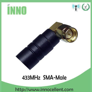 Planet Gates 5pcs lot 433MHz antenna gold-plated elbow rod antenna Wireless digital Meter reading communication system PM433-WT100