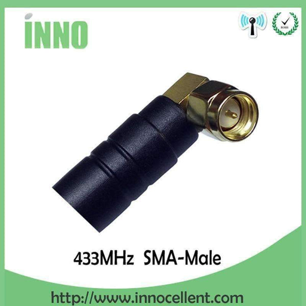 Planet Gates 5pcs lot 433MHz antenna gold-plated elbow rod antenna Wireless digital Meter reading communication system PM433-WT100