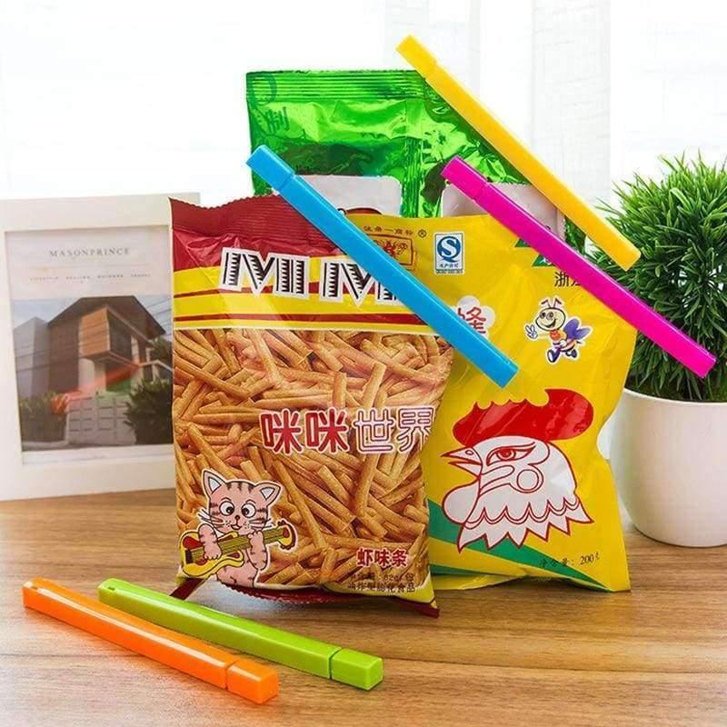 Planet Gates 5pcs/lot Bag Clips Food Fresh Keeping Plastic Food Close Clip Home Storage Organization Kitchen Tool Food Snack Sealing