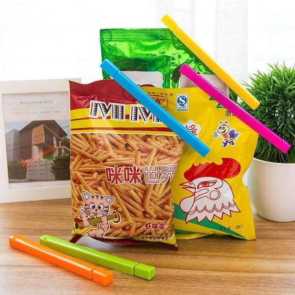 Planet Gates 5pcs/lot Bag Clips Food Fresh Keeping Plastic Food Close Clip Home Storage Organization Kitchen Tool Food Snack Sealing