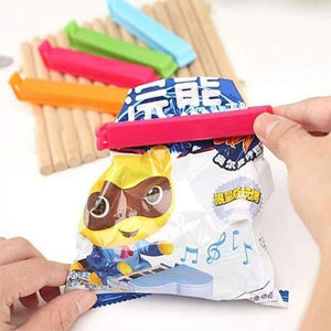 Planet Gates 5pcs/lot Bag Clips Food Fresh Keeping Plastic Food Close Clip Home Storage Organization Kitchen Tool Food Snack Sealing