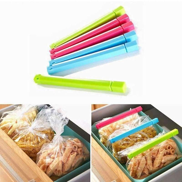 Planet Gates 5pcs/lot Bag Clips Food Fresh Keeping Plastic Food Close Clip Home Storage Organization Kitchen Tool Food Snack Sealing
