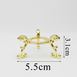 Planet Gates 5PCS/LOT Fashion Crystal Ball Pedestal Glass Diamond Support Base Office Display Decoration