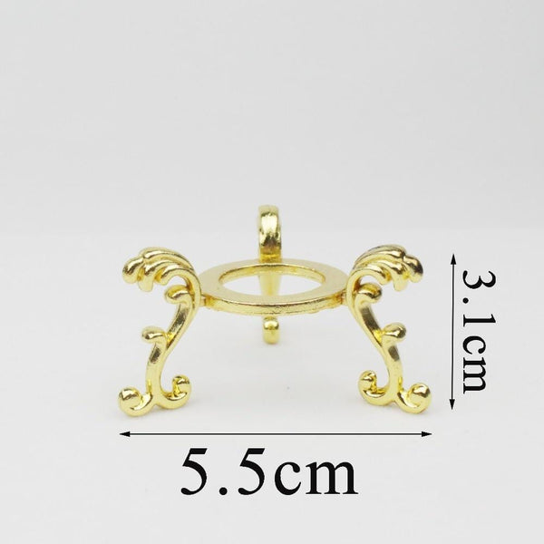 Planet Gates 5PCS/LOT Fashion Crystal Ball Pedestal Glass Diamond Support Base Office Display Decoration