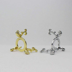 Planet Gates 5PCS/LOT Fashion Crystal Ball Pedestal Glass Diamond Support Base Office Display Decoration