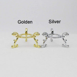 Planet Gates 5PCS/LOT Fashion Crystal Ball Pedestal Glass Diamond Support Base Office Display Decoration