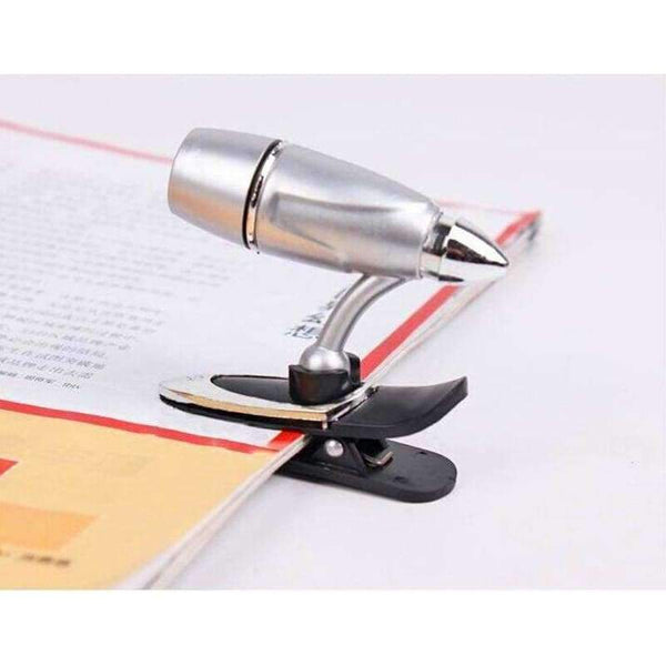 Planet Gates 5pcs/lot Mini LED book lights, bullet-shape reading lamp 3W 12V night light like a bullet bright flexibible clip reading light