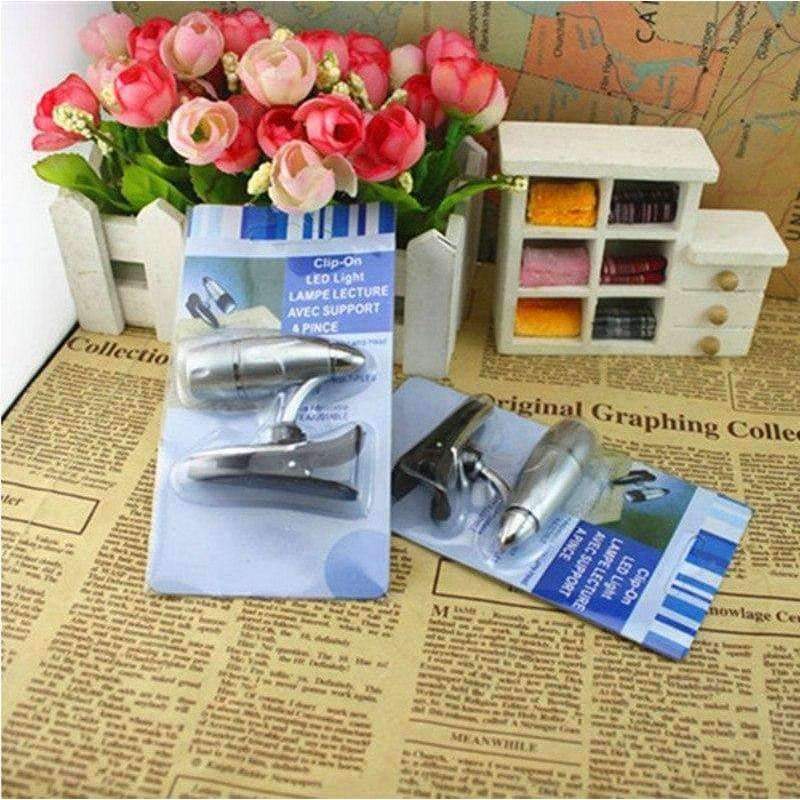 Planet Gates 5pcs/lot Mini LED book lights, bullet-shape reading lamp 3W 12V night light like a bullet bright flexibible clip reading light