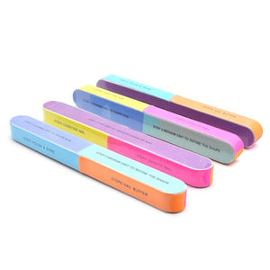 Planet Gates 5Pcs/Lot Nail Sanding Files Sponge Nail Files Buffers Portable Pedicure Manicure All UV Gel Nail Buffer Block Polishing DIY Tool