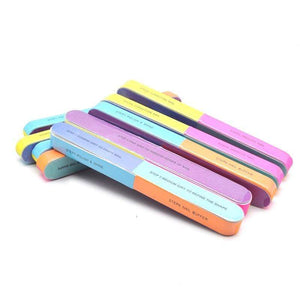 Planet Gates 5Pcs/Lot Nail Sanding Files Sponge Nail Files Buffers Portable Pedicure Manicure All UV Gel Nail Buffer Block Polishing DIY Tool