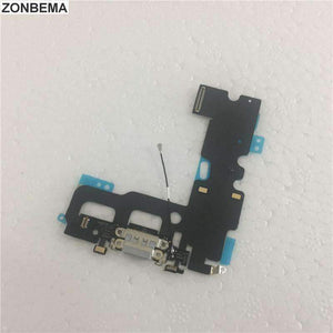 Planet Gates 5pcs/lot NEW Charger Charging Port Dock USB Connector Flex Cable For iPhone 7 7G 4.7" Headphone Audio Jack Ribbon
