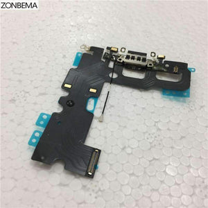 Planet Gates 5pcs/lot NEW Charger Charging Port Dock USB Connector Flex Cable For iPhone 7 7G 4.7" Headphone Audio Jack Ribbon