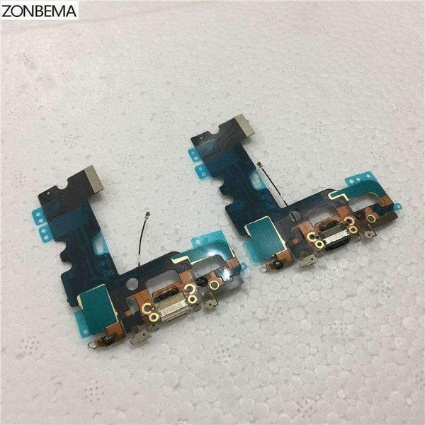 Planet Gates 5pcs/lot NEW Charger Charging Port Dock USB Connector Flex Cable For iPhone 7 7G 4.7" Headphone Audio Jack Ribbon