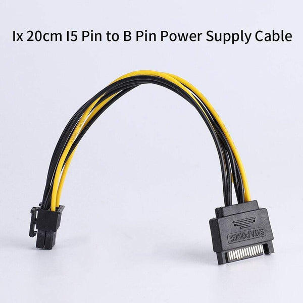 Planet Gates 5Pcs/Lot PCI-E Riser Board USB 3.0 Pci-E Riser Ver 009S Express 16X Extender Riser Adapter Card Sata 15 to 6 Pin Power Cable