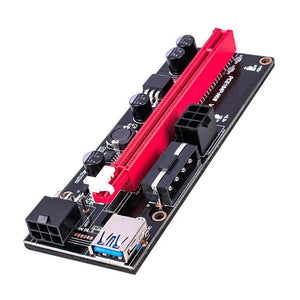 Planet Gates 5Pcs/Lot PCI-E Riser Board USB 3.0 Pci-E Riser Ver 009S Express 16X Extender Riser Adapter Card Sata 15 to 6 Pin Power Cable
