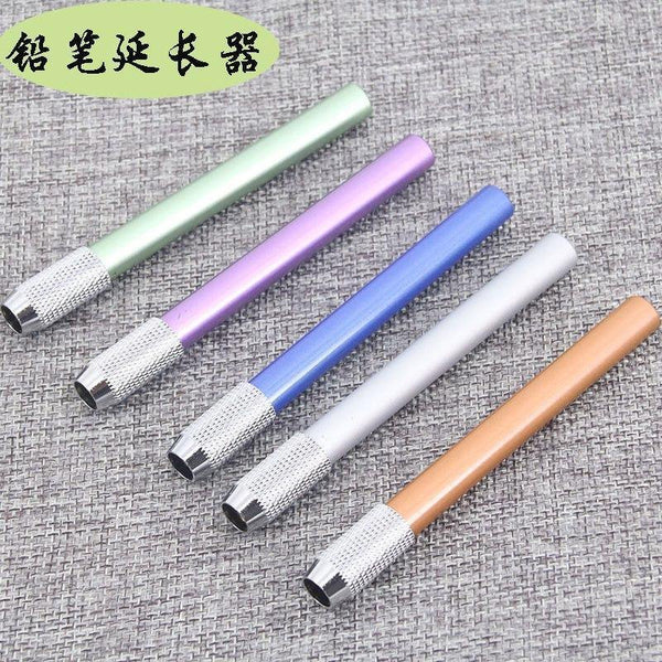 Planet Gates 5pcs/lot Pencil Extender Holder School Art Writing Tool Delicate metal Office Supplies Novelty Pens Creative