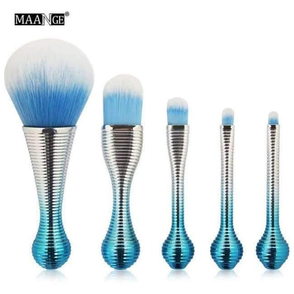 Planet Gates 5pcs mini 1 5-20Pcs Diamond Makeup Brushes Set Fan Powder Foundation Blush Eye shadow Lip Cosmetic Beautiful Make Up Brush Tools