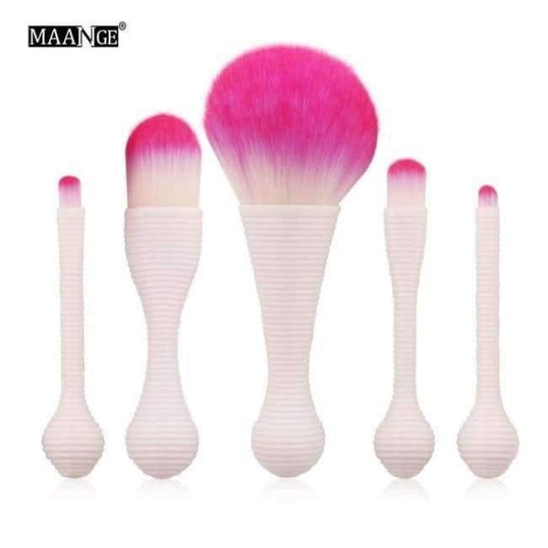 Planet Gates 5pcs mini 5-20Pcs Diamond Makeup Brushes Set Fan Powder Foundation Blush Eye shadow Lip Cosmetic Beautiful Make Up Brush Tools