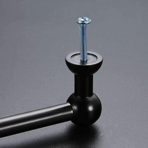 Planet Gates 5pcs Modern Black Door Handles Elegant Drawer Pulls Door Knob Kitchen Cabinet Handles and Knobs Furniture Handle Hardware