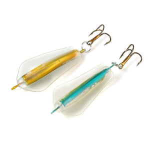 Planet Gates 5pcs/pack 12.5g 5cm cheap winter ice fishing lures multi-color quickly sinking lead tube plastic wobbler ice fish lure bait