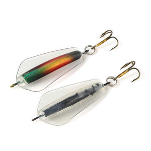 Planet Gates 5pcs/pack 12.5g 5cm cheap winter ice fishing lures multi-color quickly sinking lead tube plastic wobbler ice fish lure bait