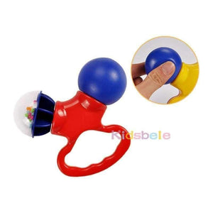 Planet Gates 5PCS Plastic Hand Jingle Shaking Bell+Kidsbele Infant Soft Bibs Newborn Baby Toys 0-12 Mnoths Teether Rattles Toys