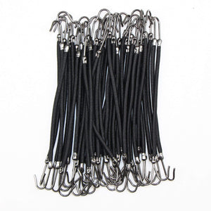 5pcs Ponytail Rubber Elastic Hook Hair Bands For Women Girls Gum Hooks Hair Accessories Styling tools Holder Bungee Bands