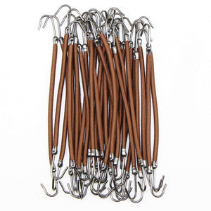 5pcs Ponytail Rubber Elastic Hook Hair Bands For Women Girls Gum Hooks Hair Accessories Styling tools Holder Bungee Bands