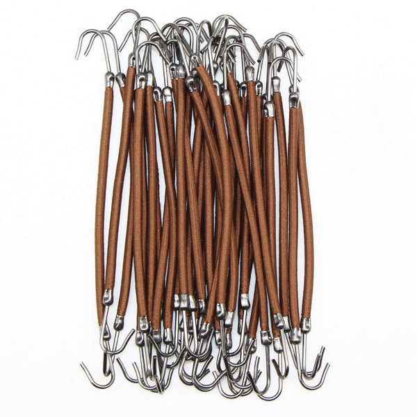 5pcs Ponytail Rubber Elastic Hook Hair Bands For Women Girls Gum Hooks Hair Accessories Styling tools Holder Bungee Bands