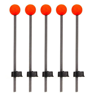 Planet Gates 5pcs Portable Winter Fishing Rods Ice Fishing Rod Pole Tip Spring Ball for Outdoor Winter Fishing Tackle