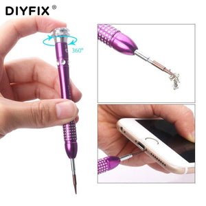 Planet Gates 5Pcs Precision Metal Screwdriver Set for Apple iPhone 7 Disassemble Teardown Opening Repair Tools Kit