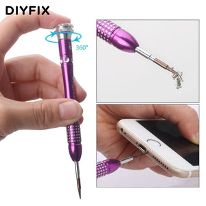 Planet Gates 5Pcs Precision Metal Screwdriver Set for Apple iPhone 7 Disassemble Teardown Opening Repair Tools Kit