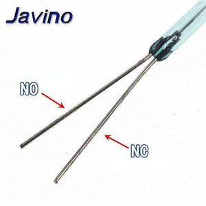 Planet Gates 5pcs Reed Switch 3 Pin Magnetic Switch 2.5*14mm Normally Open Normally Closed Conversion 2.5X14MM NO NC Conversion For Sensors