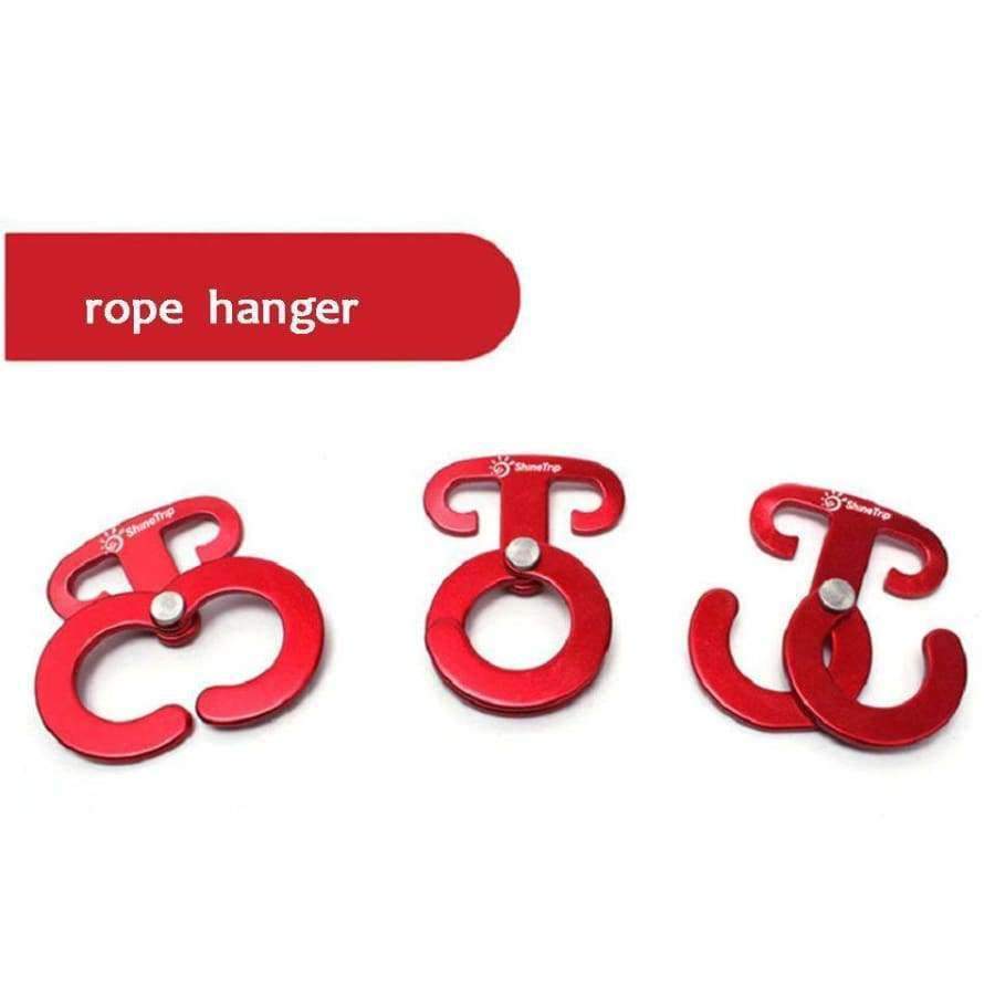 Planet Gates 5PCS Rope Hanger Outdoor Camping Tent Multi Tool Paracord Rope Buckle Survival Buckle Camp Equipment