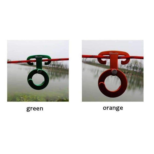 Planet Gates 5PCS Rope Hanger Outdoor Camping Tent Multi Tool Paracord Rope Buckle Survival Buckle Camp Equipment