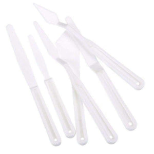 Planet Gates 5PCS/Set Painting Supplies Plastic Palette Knife Art Supplies for Oil Watercolor Painting
