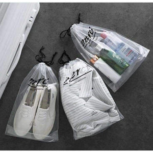 Planet Gates 5pcs set PVC travel storage bag water proof organizer bag cloth socks bag underwear bra storage organizer