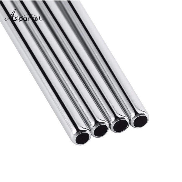 Planet Gates 5pcs/set Stainless Steel Bent Drinking Straws Reusable Beverage Straws With Cleaning Brush For 20oz Wine Accessories