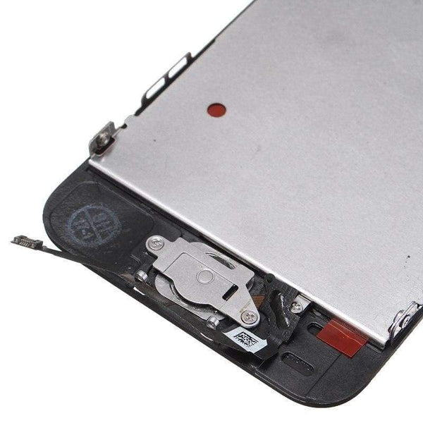 Planet Gates 5s Black with Gifts LCD Touch Screen Digitizer For iPhone 5s+Home Button+Front Camera+Ear Speaker with Gifts Tempered Glass+Tools