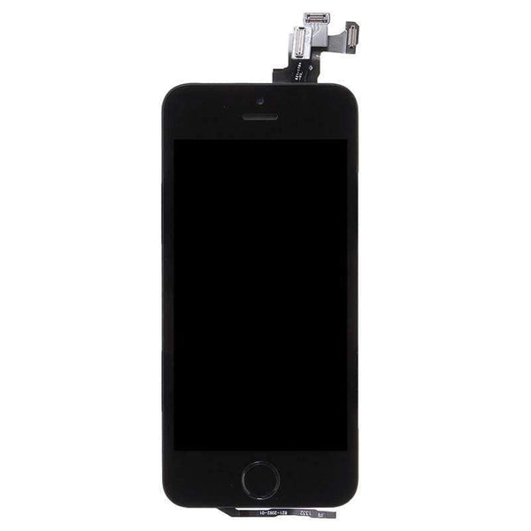 Planet Gates 5s Black with Gifts LCD Touch Screen Digitizer For iPhone 5s+Home Button+Front Camera+Ear Speaker with Gifts Tempered Glass+Tools
