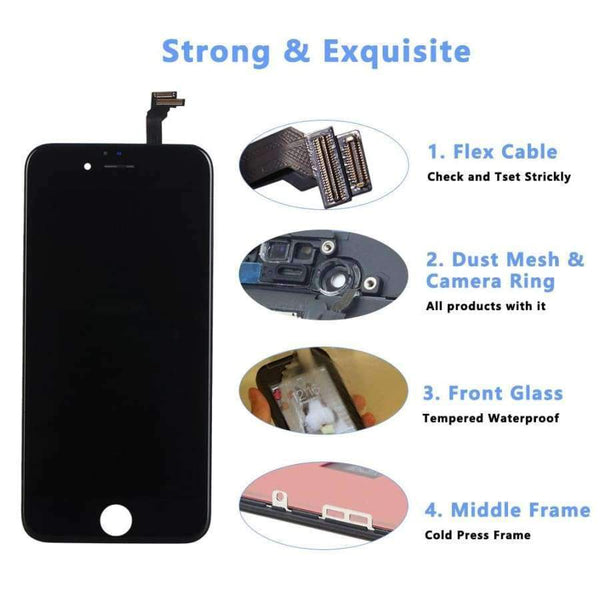 Planet Gates 5s white with gift iPhone 7 6 Display Assembly Touch Screen Digitizer for iPhone 6s 5s 6p pantalla Complete Replacement LCD