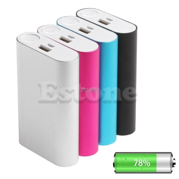 Planet Gates 5V 1.5A Aluminum Power Bank Case Kit 3X 18650 Battery Charger Case Box for Cell Phone Z17 Drop ship