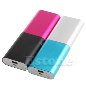 Planet Gates 5V 1.5A Aluminum Power Bank Case Kit 3X 18650 Battery Charger Case Box for Cell Phone Z17 Drop ship