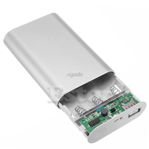 Planet Gates 5V 1.5A Aluminum Power Bank Case Kit 3X 18650 Battery Charger Case Box for Cell Phone Z17 Drop ship