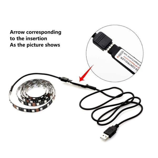 Planet Gates 5V / Not waterproof / 1m LED DC5V Night Light With USB Port Cable 50 CM 1 M 2 M 3 M 4 M 5 M USB LED Strip Light SMD 5050 Lamp for TV / PC / Laptop