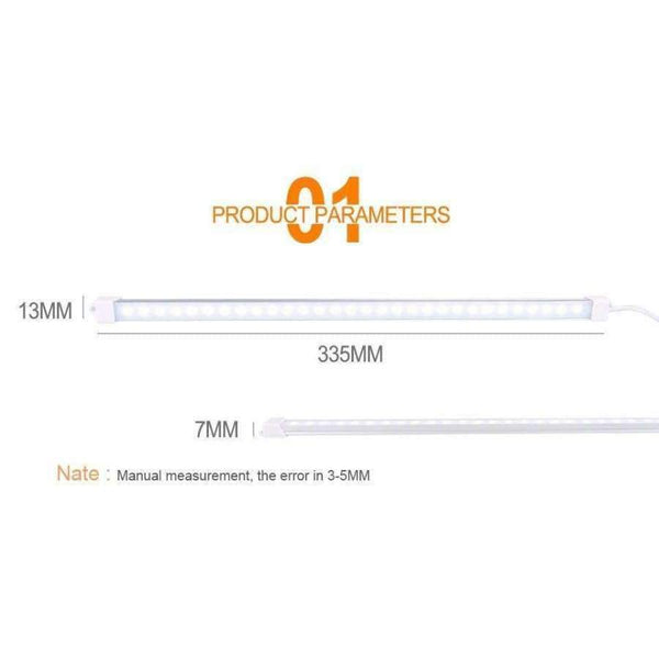 Planet Gates 5V USB LED Book Lights Portable LED Desk Lamp Portable Strip Tube Bulb