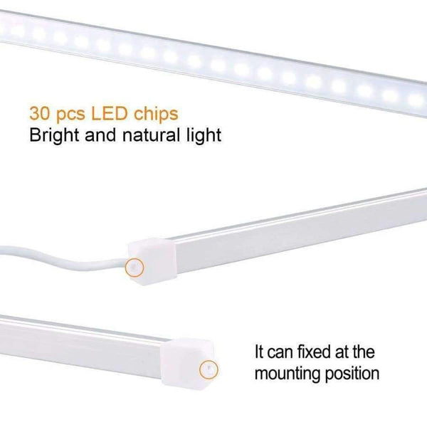 Planet Gates 5V USB LED Book Lights Portable LED Desk Lamp Portable Strip Tube Bulb