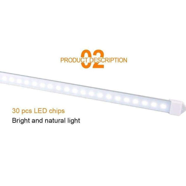 Planet Gates 5V USB LED Book Lights Portable LED Desk Lamp Portable Strip Tube Bulb