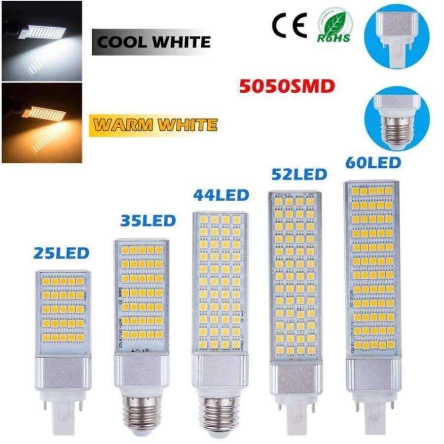 Planet Gates 5W 7W 9W 11W 13W G24 LED-lamppu E27 -valaistuslamppu Bombillas-valo Vaihda loistelamppu AC85-265V G24 LED-vaakasuora pistokevalo