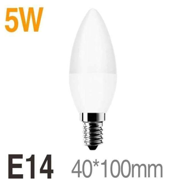 Planet Gates 5W E14 model A / Teplá bílá [MingBen]LED žárovky E27 E14 220V žárovka Smart IC skutečný výkon 3W 5W 7W 9W 12W 15W 18W vysoký jas lampada LED bombilla